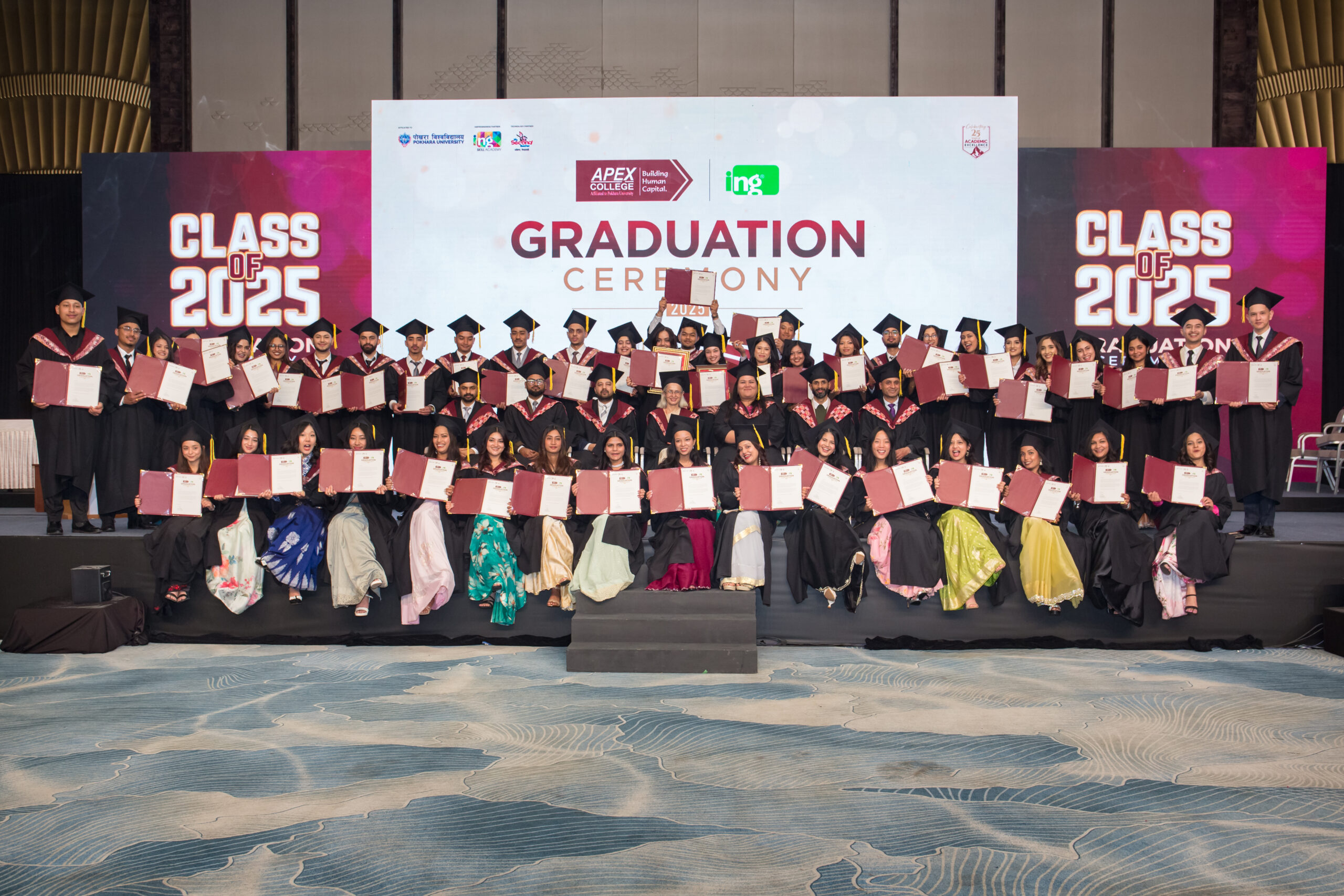 एपेक्स कलेजको वार्षिक दीक्षान्त समारोह २०२५ सम्पन्न