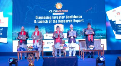 जेनजी विद्रोहपछि लगानीकर्ताको आत्मविश्वास र व्यावसायिक वातावरणबारे क्लिकमान्डुको अध्ययन प्रतिवेदन सार्वजनिक