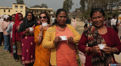 धनुषामा ६० प्रतिशत मतदाताले गरे मतदान