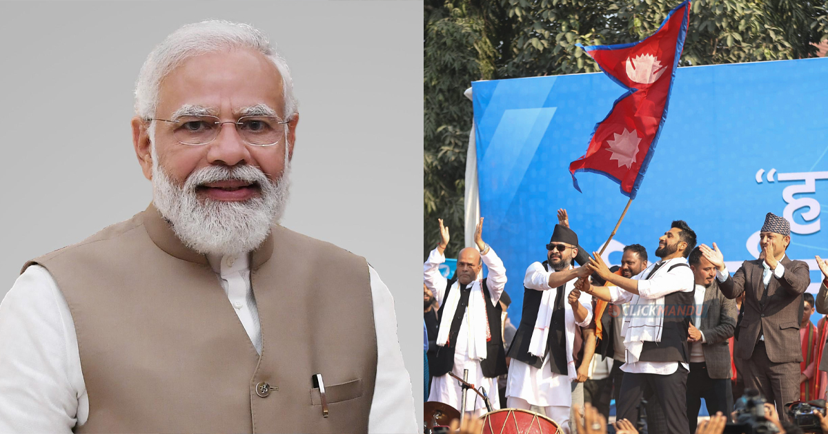 बालेन र रविसँग टेलिफोन वार्तापछि मोदीले भनेः नयाँ सरकारसँग मिलेर काम गर्नेछौं