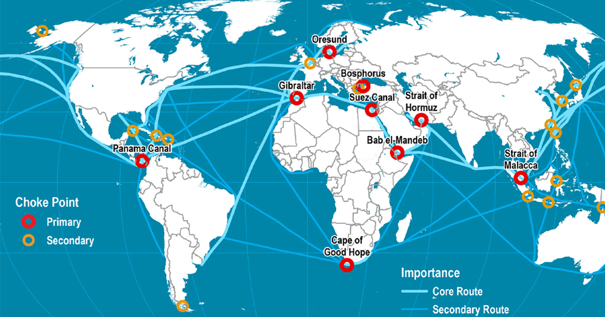 विश्वको ध्यान हर्मुजमा हुँदा अन्य महत्त्वपूर्ण चोकपोइन्टमा अमेरिकाको प्रभुत्व